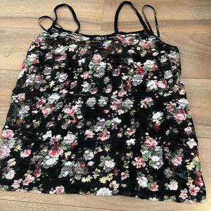 Forever 21 Floral Lace Tank
